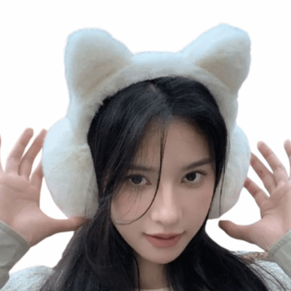 Earmuffs Foldable - Легкие складные наушники для кошек: утепленные,