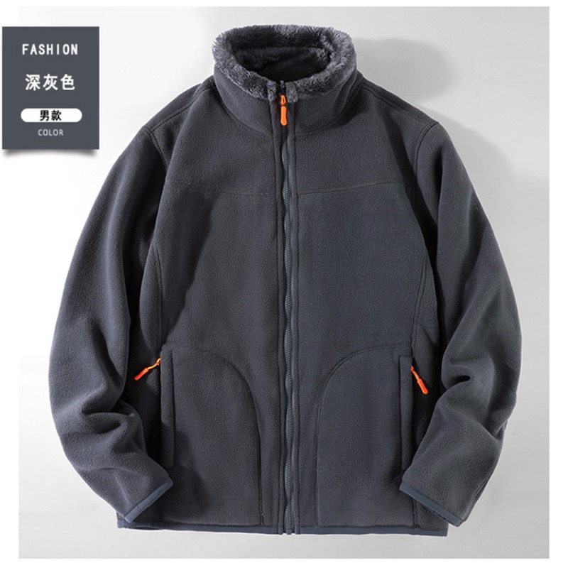 Sherpa Hoodie Fleece - Осенне-зимняя флисовая куртка-шерпа для мужчин, уютный