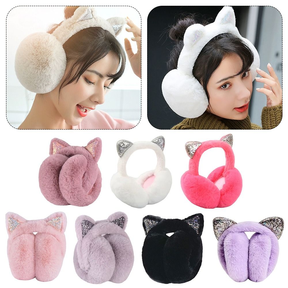 Earmuffs Foldable - Милый дизайн кролика, шапка-ушанка с ушками