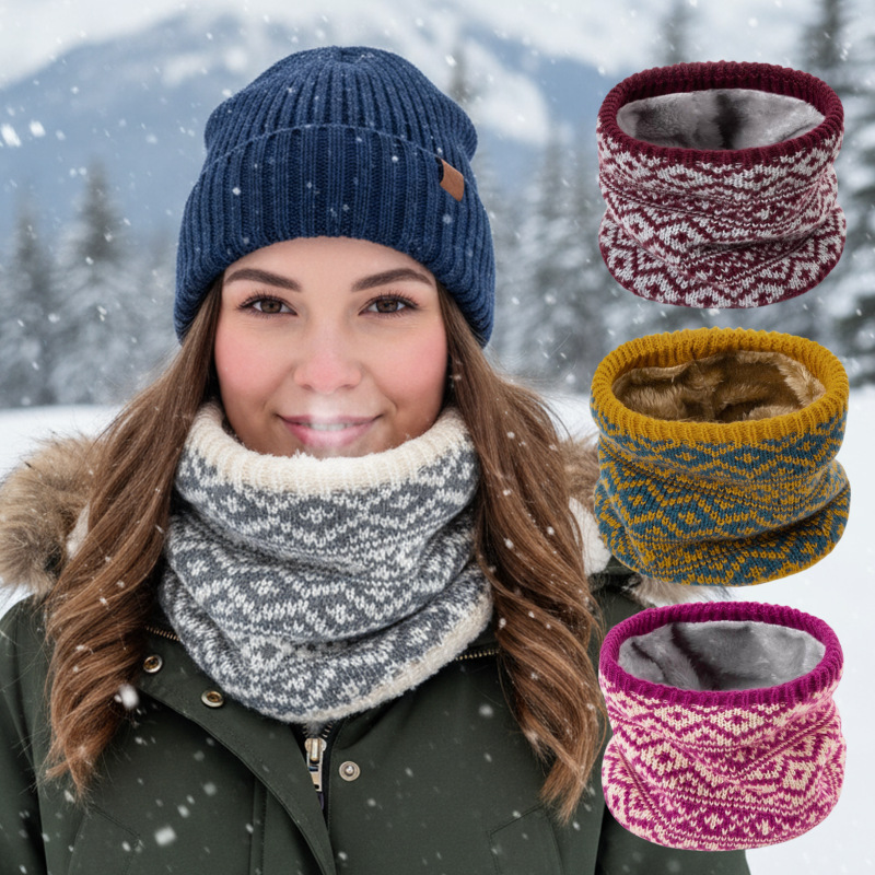 1-6 шт. Зимний вязаный шейный  – обзор и цена Neck Gaiter Fleece