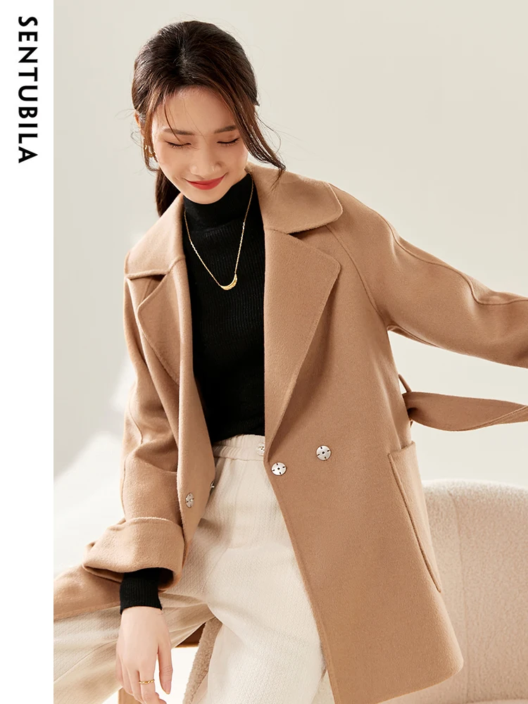 Женское зимнее шерстяное пальт – обзор и цена Wool Coat Peacoat