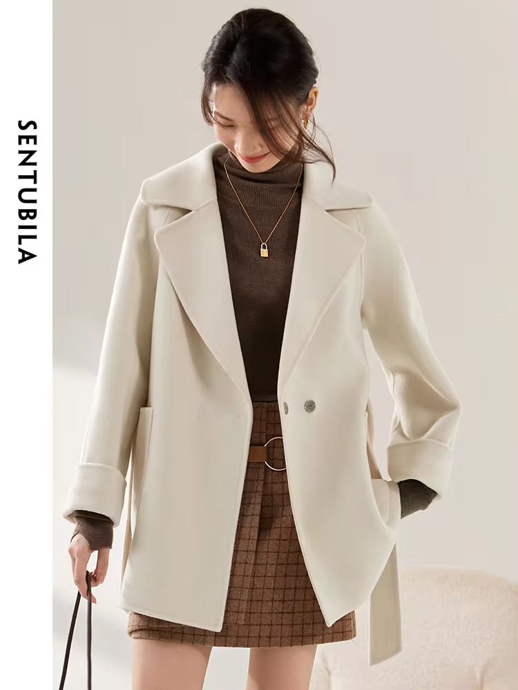 Женское зимнее шерстяное пальт – обзор и цена Wool Coat Peacoat