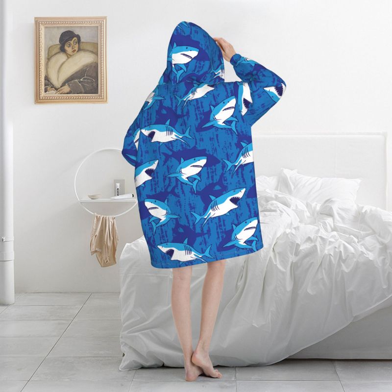 Носимое одеяло с капюшоном, то – обзор и цена Sherpa Hoodie Fleece