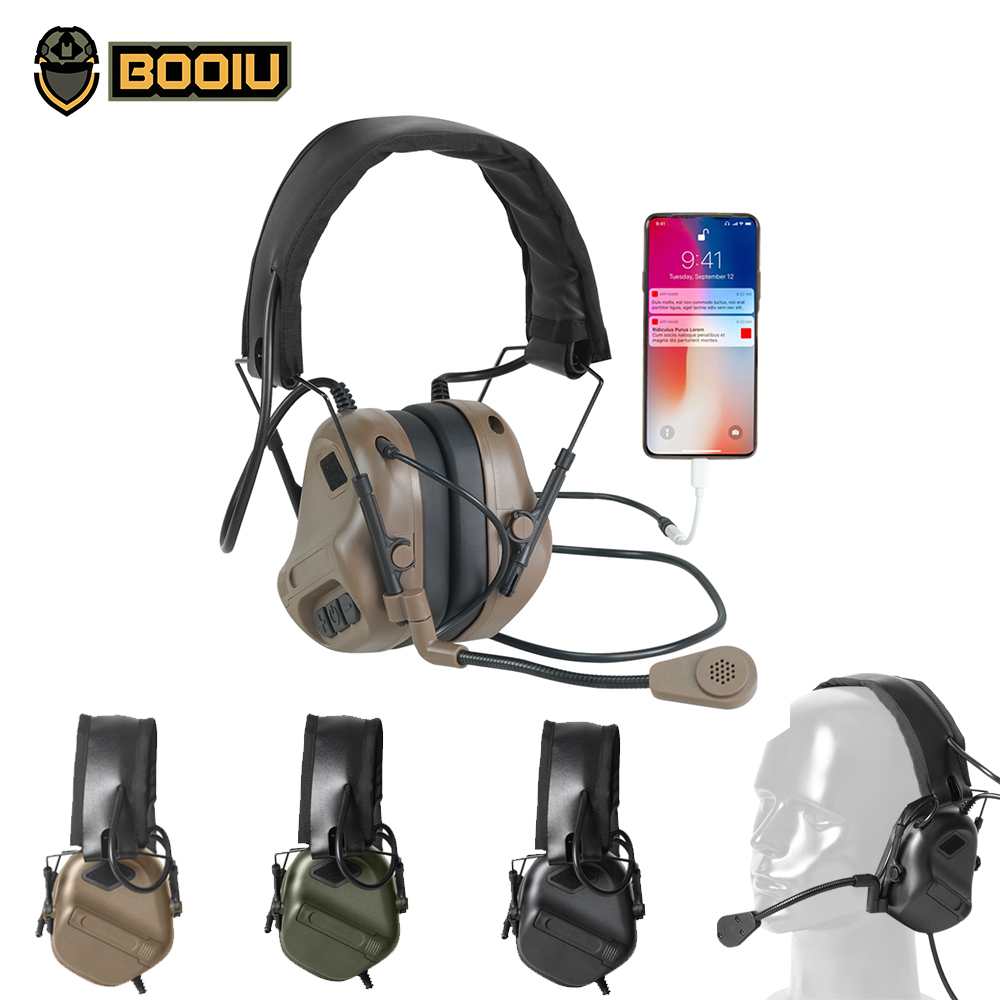 Тактическая электронная гарнит – обзор и цена Earmuffs Foldable